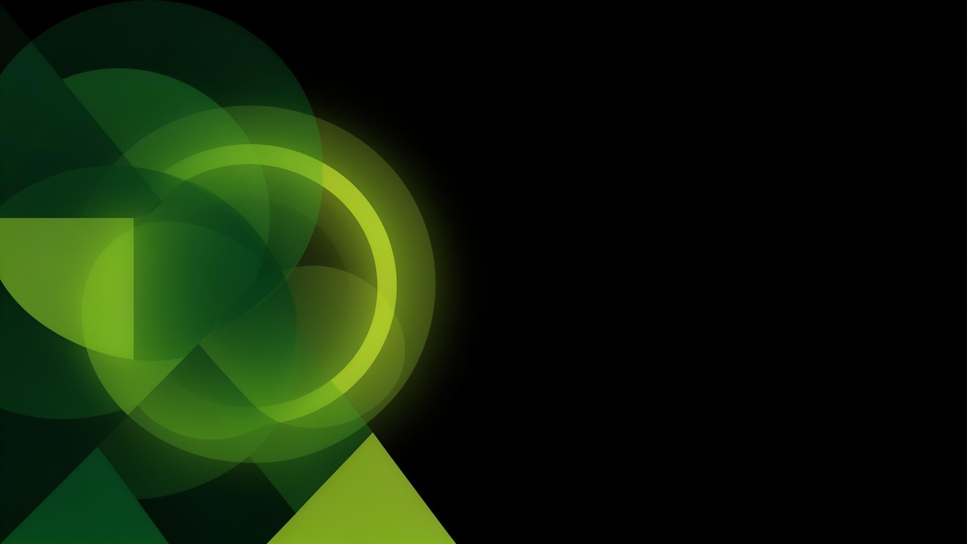 Abstract emerald geometric composition representing clarity before AI investment